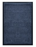 Tapis d'accueil nylon uni gris anthracite - Rectangulaire 60 x 90cm