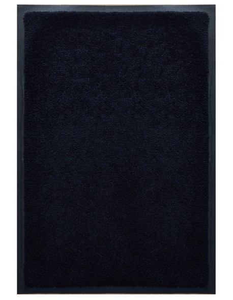 Tapis d'accueil nylon uni noir - Rectangulaire 60 x 90cm