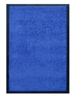 TAPIS D'ACCUEIL - NYLON UNI BLEU MOYEN - Rectangulaire 60 x 90cm