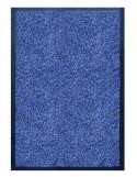 Tapis d'accueil nylon chiné bleu - Rectangulaire 60 x 90cm