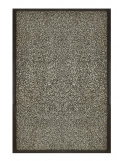 TAPIS D'ACCUEIL NYLON GRIS CHINÉ - Rectangulaire 60 x 90cm