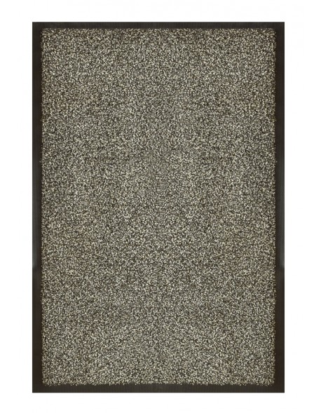 TAPIS D'ACCUEIL NYLON GRIS CHINÉ - Rectangulaire 60 x 90cm