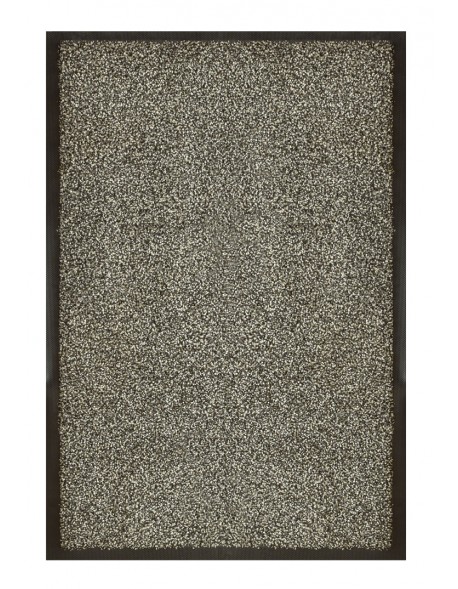 Tapis d'accueil nylon gris chiné - Rectangulaire 60 x 90cm