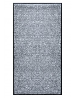 TAPIS PRESTIGE D'INTÉRIEUR - Fibre nylon uni gris clair - Rectangulaire 120x240cm