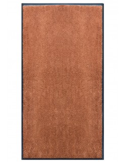 TAPIS PREMIUM - Fibre nylon uni marron caramel - Rectangulaire 120x240cm