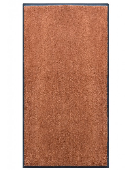 TAPIS PREMIUM - Fibre nylon uni marron caramel - Rectangulaire 120x240cm