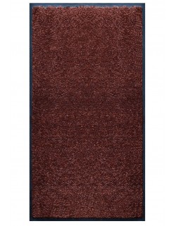 TAPIS PRESTIGE D'INTÉRIEUR - Fibre nylon uni marron - Rectangulaire 120x240cm