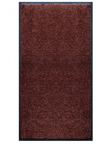 TAPIS PRESTIGE D'INTÉRIEUR - Fibre nylon uni marron - Rectangulaire 120x240cm