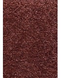 TAPIS PRESTIGE D'INTÉRIEUR - Fibre nylon uni marron - Rectangulaire 120x240cm