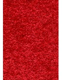 TAPIS PRESTIGE D'INTÉRIEUR - Fibre nylon uni rouge - Rectangulaire 120x240cm