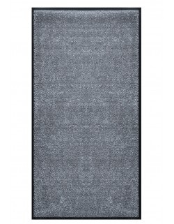 TAPIS PREMIUM - Fibre nylon uni gris foncé - Rectangulaire 120x240cm