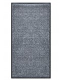 TAPIS PRESTIGE D'INTÉRIEUR - Fibre nylon uni gris foncé - Rectangulaire 120x240cm