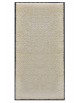 TAPIS PREMIUM - Fibre nylon uni blanc cassé - Rectangulaire 120x240cm