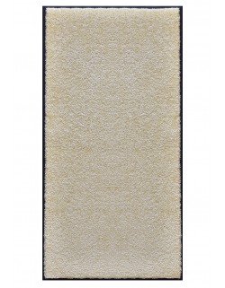 TAPIS PRESTIGE D'INTÉRIEUR - Fibre nylon uni blanc cassé - Rectangulaire 120x240cm