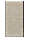 TAPIS PRESTIGE D'INTÉRIEUR - Fibre nylon uni blanc cassé - Rectangulaire 120x240cm