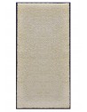 TAPIS PREMIUM - Fibre nylon uni blanc cassé - Rectangulaire 120x240cm