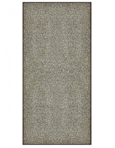 TAPIS PREMIUM - Fibre nylon gris chiné - Rectangulaire 120x240cm