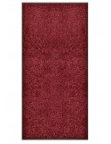 TAPIS PRESTIGE D'INTÉRIEUR - Fibre nylon bordeaux chiné - Rectangulaire 120x240cm