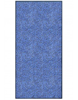 TAPIS PREMIUM - Fibre nylon bleu chiné - Rectangulaire 120x240cm