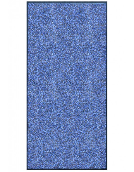 TAPIS PREMIUM - Fibre nylon bleu chiné - Rectangulaire 120x240cm