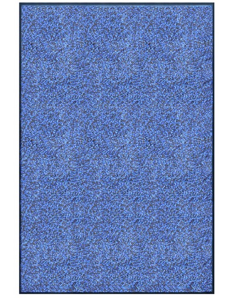 TAPIS PREMIUM - Fibre nylon bleu chiné - Rectangulaire 120x180cm