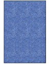 TAPIS PREMIUM - Fibre nylon bleu chiné - Rectangulaire 120x180cm