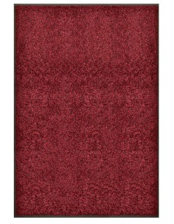 TAPIS PREMIUM - Fibre nylon bordeaux chiné - rectangulaire 120x180cm