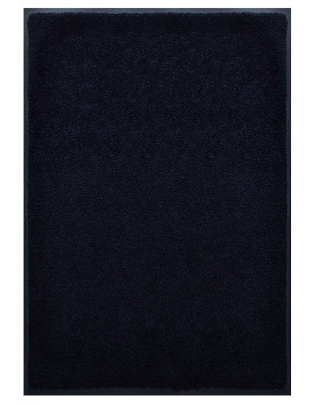 TAPIS PREMIUM - Fibre nylon uni noir - Rectangulaire 120x180cm