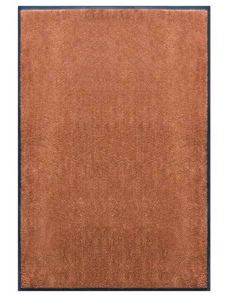 TAPIS PREMIUM - Fibre nylon uni marron caramel - Rectangulaire 120x180cm