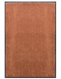 TAPIS PRESTIGE D'INTÉRIEUR - Fibre nylon uni marron clair - Rectangulaire 120x180cm