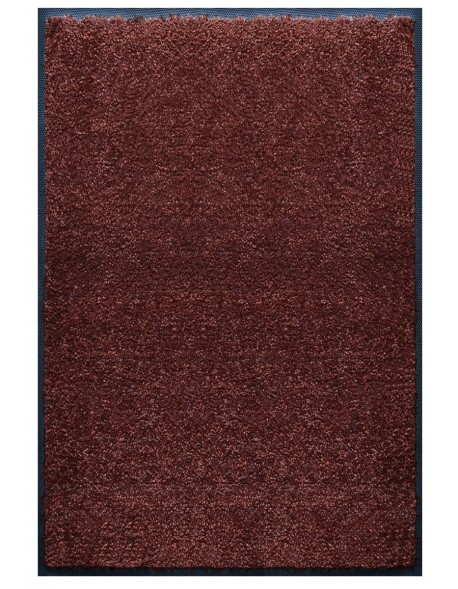 TAPIS PREMIUM - Fibre nylon uni marron foncé - Rectangulaire 120x180cm