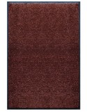 TAPIS PRESTIGE D'INTÉRIEUR - Fibre nylon uni marron - Rectangulaire 120x180cm