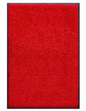 TAPIS PRESTIGE D'INTÉRIEUR - Fibre nylon uni rouge - Rectangulaire 120x180cm