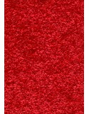 TAPIS PRESTIGE D'INTÉRIEUR - Fibre nylon uni rouge - Rectangulaire 120x180cm