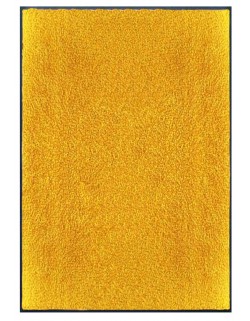 TAPIS PREMIUM - Fibre nylon uni jaune orangé - Rectangulaire 120x180cm