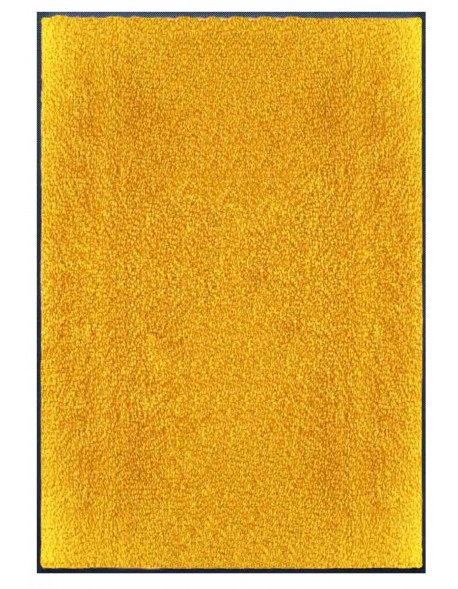 TAPIS PREMIUM - Fibre nylon uni jaune orangé - Rectangulaire 120x180cm