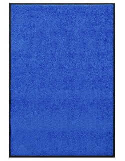 TAPIS PREMIUM - Fibre nylon uni bleu - Rectangulaire 120x180cm