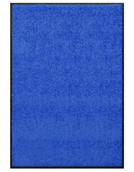 TAPIS PREMIUM - Fibre nylon uni bleu - Rectangulaire 120x180cm