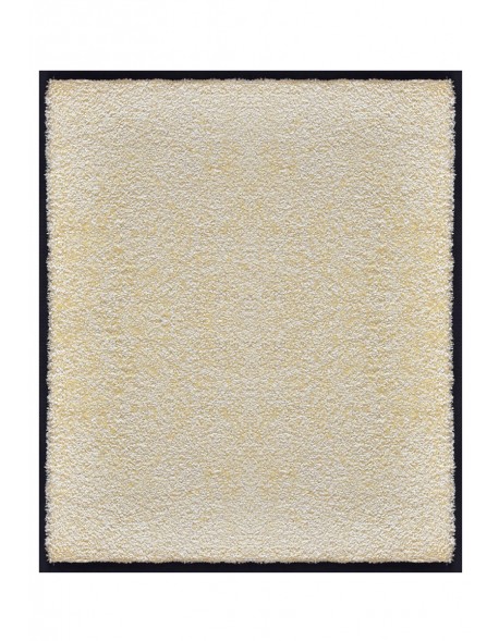 TAPIS DE PORTE D'ENTRÉE - NYLON UNI BLANC CASSÉ - Rectangulaire 80x90cm