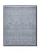 TAPIS DE PORTE D'ENTRÉE - NYLON UNI GRIS CLAIR - Rectangulaire 80x90cm
