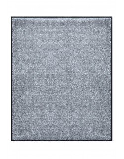 TAPIS DE PORTE D'ENTRÉE - NYLON UNI GRIS CLAIR - Rectangulaire 80 x 90cm