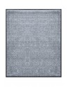 TAPIS DE PORTE D'ENTRÉE - NYLON UNI GRIS CLAIR - Rectangulaire 80x90cm