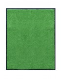 TAPIS DE PORTE D'ENTRÉE - NYLON UNI VERT POMME - Rectangulaire 80 x 90cm