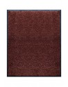 TAPIS DE PORTE D'ENTRÉE - NYLON UNI MARRON FONCÉ - Rectangulaire 80x90cm