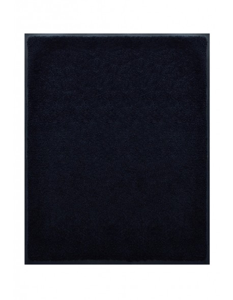 TAPIS DE PORTE D'ENTRÉE - NYLON UNI NOIR - Rectangulaire 80x90cm