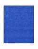 TAPIS DE PORTE D'ENTRÉE - NYLON UNI BLEU - Rectangulaire 80x90cm