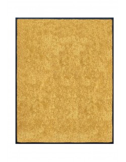 TAPIS DE PORTE D'ENTRÉE - NYLON UNI JAUNE - Rectangulaire 80x90cm