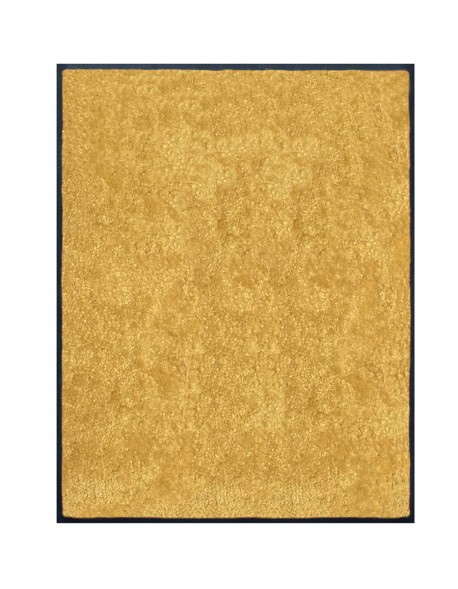 TAPIS DE PORTE D'ENTRÉE - NYLON UNI JAUNE - Rectangulaire 80 x 90cm