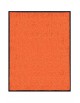 TAPIS DE PORTE D'ENTRÉE - NYLON UNI ORANGE - Rectangulaire 80x90cm