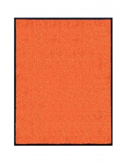 TAPIS DE PORTE D'ENTRÉE - NYLON UNI ORANGE - Rectangulaire 80 x 90cm